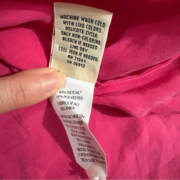 LL Bean Womens Pink Button Down Shirt Sz M Modal Blend Soft Career Easter Spring - Picture 11 of 11